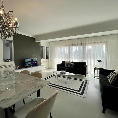 Kaplan Luxury Family Flat - 3 Bedrooms With Air Conditioning & Heating In The Lejlighed Istanbul